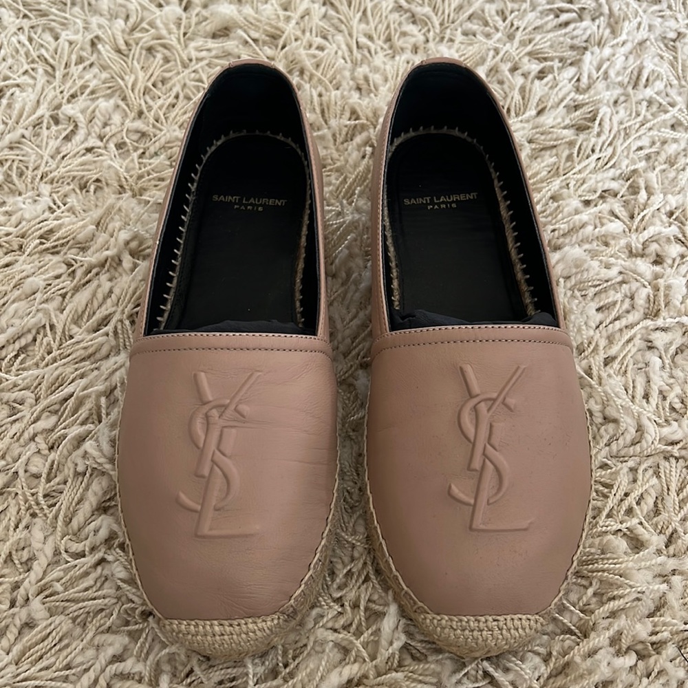 Saint Laurent YSL Logo Espadrille